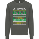 OCD Obsessive Christmas Disorder Kids Sweatshirt Jumper Storm Grey