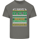 OCD Obsessive Christmas Disorder Kids T-Shirt Childrens Charcoal
