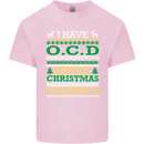 OCD Obsessive Christmas Disorder Kids T-Shirt Childrens Light Pink