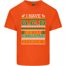 OCD Obsessive Christmas Disorder Kids T-Shirt Childrens Orange