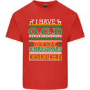 OCD Obsessive Christmas Disorder Kids T-Shirt Childrens Red