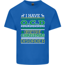 OCD Obsessive Christmas Disorder Kids T-Shirt Childrens Royal Blue