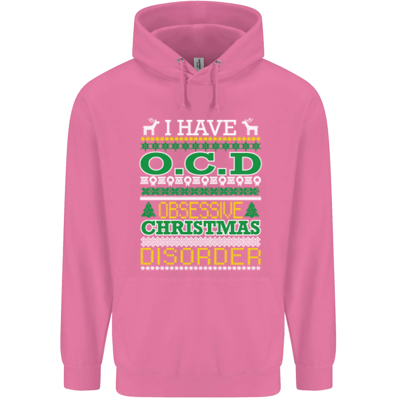 OCD Obsessive Christmas Disorder Mens 80% Cotton Hoodie Azelea