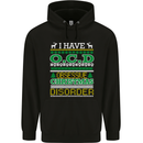 OCD Obsessive Christmas Disorder Mens 80% Cotton Hoodie Black