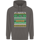 OCD Obsessive Christmas Disorder Mens 80% Cotton Hoodie Charcoal