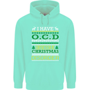 OCD Obsessive Christmas Disorder Mens 80% Cotton Hoodie Peppermint