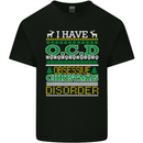 OCD Obsessive Christmas Disorder Mens Cotton T-Shirt Tee Top Black