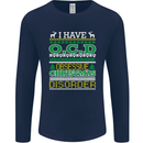 OCD Obsessive Christmas Disorder Mens Long Sleeve T-Shirt Navy Blue