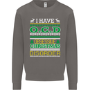 OCD Obsessive Christmas Disorder Mens Sweatshirt Jumper Charcoal