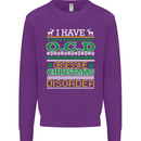 OCD Obsessive Christmas Disorder Mens Sweatshirt Jumper Purple