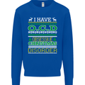OCD Obsessive Christmas Disorder Mens Sweatshirt Jumper Royal Blue