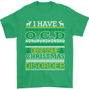 OCD Obsessive Christmas Disorder Mens T-Shirt Cotton Gildan Irish Green