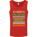 OCD Obsessive Christmas Disorder Mens Vest Tank Top Red