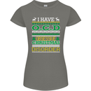 OCD Obsessive Christmas Disorder Womens Petite Cut T-Shirt Charcoal