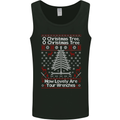 O Christmas Tree Lovely Wrenches Mechanic Mens Vest Tank Top Black