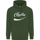 Obey Cthulhu Kraken Octopus R'lyeh Childrens Kids Hoodie Forest Green