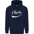 Obey Cthulhu Kraken Octopus R'lyeh Childrens Kids Hoodie Navy Blue