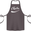 Obey Cthulhu Kraken Octopus R'lyeh Cotton Apron 100% Organic Dark Grey
