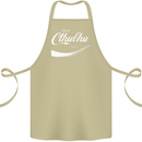 Obey Cthulhu Kraken Octopus R'lyeh Cotton Apron 100% Organic Khaki