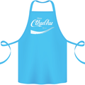 Obey Cthulhu Kraken Octopus R'lyeh Cotton Apron 100% Organic Turquoise