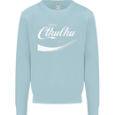 Obey Cthulhu Kraken Octopus R'lyeh Kids Sweatshirt Jumper Light Blue