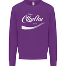 Obey Cthulhu Kraken Octopus R'lyeh Kids Sweatshirt Jumper Purple
