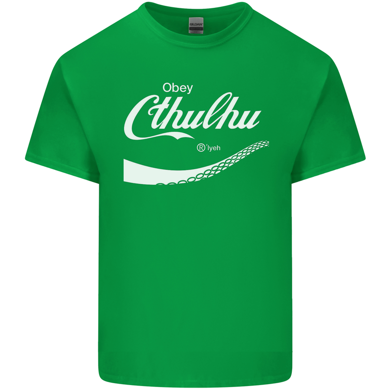 Obey Cthulhu Kraken Octopus R'lyeh Kids T-Shirt Childrens Irish Green