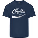 Obey Cthulhu Kraken Octopus R'lyeh Kids T-Shirt Childrens Navy Blue