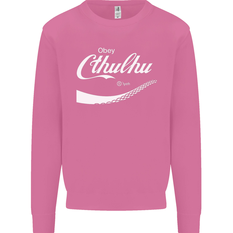 Obey Cthulhu Kraken Octopus R'lyeh Mens Sweatshirt Jumper Azalea