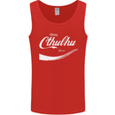 Obey Cthulhu Kraken Octopus R'lyeh Mens Vest Tank Top Red