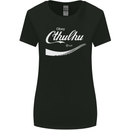 Obey Cthulhu Kraken Octopus R'lyeh Womens Wider Cut T-Shirt Black