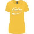Obey Cthulhu Kraken Octopus R'lyeh Womens Wider Cut T-Shirt Yellow