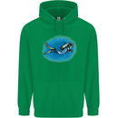 Ocean Scuba Diver Scuba Diving Childrens Kids Hoodie Irish Green