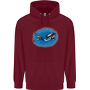 Ocean Scuba Diver Scuba Diving Childrens Kids Hoodie Maroon
