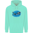 Ocean Scuba Diver Scuba Diving Childrens Kids Hoodie Peppermint