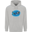 Ocean Scuba Diver Scuba Diving Childrens Kids Hoodie Sports Grey