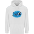 Ocean Scuba Diver Scuba Diving Childrens Kids Hoodie White