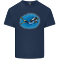 Ocean Scuba Diver Scuba Diving Kids T-Shirt Childrens Navy Blue