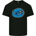 Ocean Scuba Diver Scuba Diving Mens Cotton T-Shirt Tee Top Black