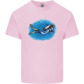 Ocean Scuba Diver Scuba Diving Mens Cotton T-Shirt Tee Top Light Pink