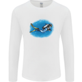 Ocean Scuba Diver Scuba Diving Mens Long Sleeve T-Shirt White