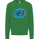 Ocean Scuba Diver Scuba Diving Mens Sweatshirt Jumper Irish Green