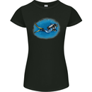 Ocean Scuba Diver Scuba Diving Womens Petite Cut T-Shirt Black