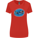 Ocean Scuba Diver Scuba Diving Womens Wider Cut T-Shirt Red