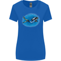 Ocean Scuba Diver Scuba Diving Womens Wider Cut T-Shirt Royal Blue