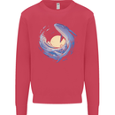 Ocean Whale & Octopus Kids Sweatshirt Jumper Heliconia