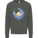 Ocean Whale & Octopus Kids Sweatshirt Jumper Storm Grey