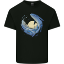 Ocean Whale & Octopus Kids T-Shirt Childrens Black