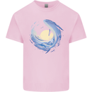 Ocean Whale & Octopus Kids T-Shirt Childrens Light Pink