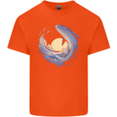 Ocean Whale & Octopus Kids T-Shirt Childrens Orange